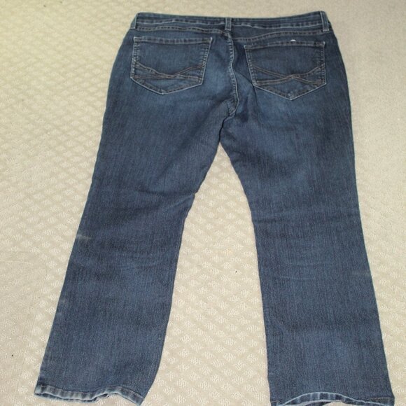 NYDJ Marilyn Straight Jeans Size 16 Blue Medium Wash Lift Tuck Technology Denim - Picture 2 of 5